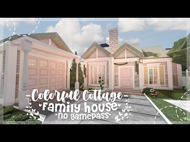 Roblox Bloxburg, No Gamepass English Cottage Family House, Speedbuild +  Tour, Minami Oroi, bedroom, single-family detached home, kitchen, Roblox, ↓ ~ O p e n M e ~ ↓ ↓ ↓ ↓ ↓ ↓ ↓ - ~ D e t a i l s ~ - - House, By  Minami Oroi