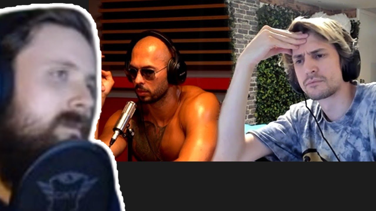 Forsen Reacts to xQc asks Andrew Tate why his girlfriend cant go out