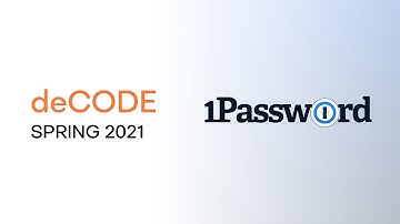 1Password Team - Demo Presentations at deCODE Hackathon Spring 2021
