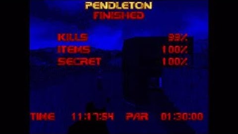DOOM 2 Anomaly report Map 10 PendleTon Ultra Violence 100%