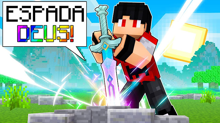 P3DRU conseguiu a ESPADA DEUS no Minecraft
