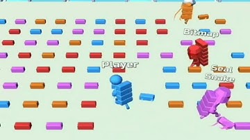 Bridge Race - All Levels Gameplay Android, iOS (levels 3-4)