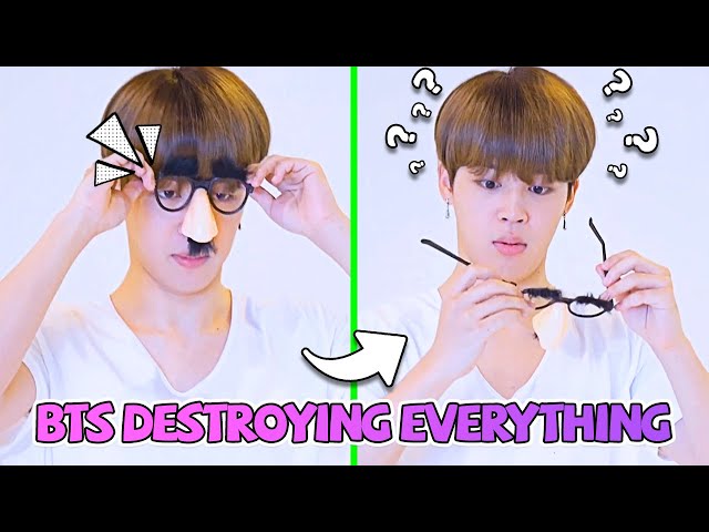 BTS Destroying Everything (Funny Moments) class=