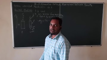 TYBSC Physics: Classical Mechanics Ch.1, L6