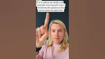 Can I exercise with  PICC line or Port? #cancerandexercise #shorts