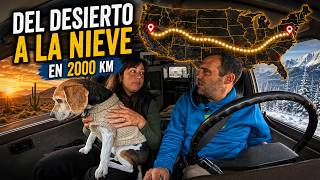 los PRIMEROS 2.000 KM del ÚLTIMO VIAJE de la TOYO CRUZANDO EEUU 🚐😢