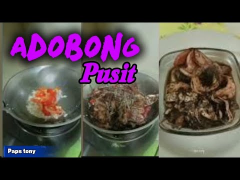 ADOBONG PUSIT😋