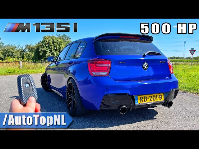 352HP BMW M135i F40 Akrapovic  REVIEW on AUTOBAHN [NO SPEED LIMIT