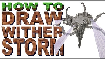 How to draw Wither Storm (Minecraft)