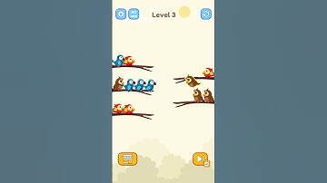 Bird Sort Color Puzzle Game | Level 3 #shorts #games