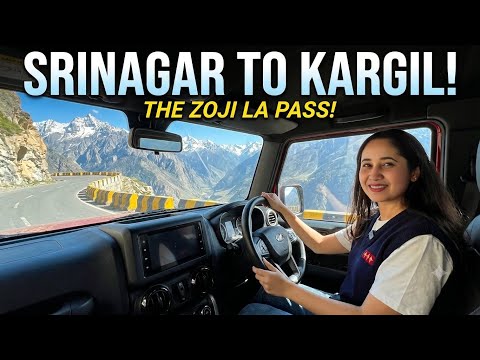 Srinagar to Kargil Road Trip | Most Beautiful Drive in Kashmir 😍 Scenic Views, Fun & Travel Vlog