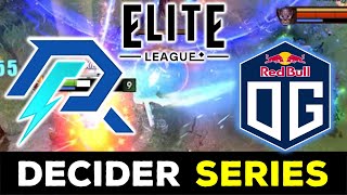 ELIMINATION DECIDER !!! AZURE RAY vs OG  ELITE LEAGUE 2024 DOTA 2