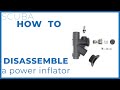 How to disassemble a power inflator scuba bcd howto