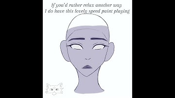 Take a break from scrolling 💜 #digitalart #drawing #calmmusic