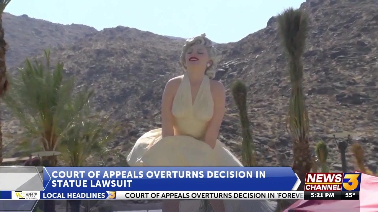 Palm Springs residents sue to remove 25-foot Marilyn Monroe statue