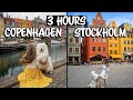 3 hours speed tour copenhagen vs stockholm