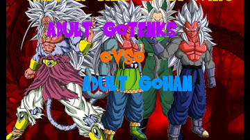 Dragonball Z Budokai AF - Adult Gotenks vs Adult Gohan