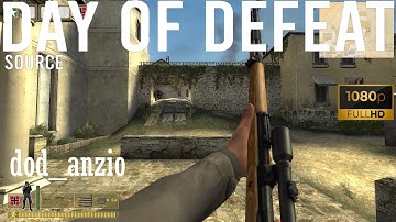 Day of Defeat Source - Professional Sniper - dod_anzio - Gameplay (PC HD) [1080p60FPS]