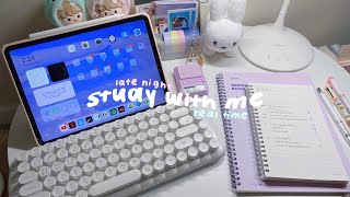 real time study with me ✏️📚 paper notes, typing sounds, digital iPad notes w/ piano music screenshot 4