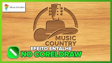 EFEITO ENTALHE EM MADEIRA NO CORELDRAW#2025