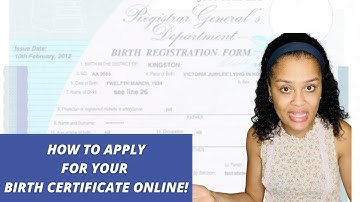 Jamaican Birth Certificate Online Application #jamaicanbirthcertificate #birthpaper