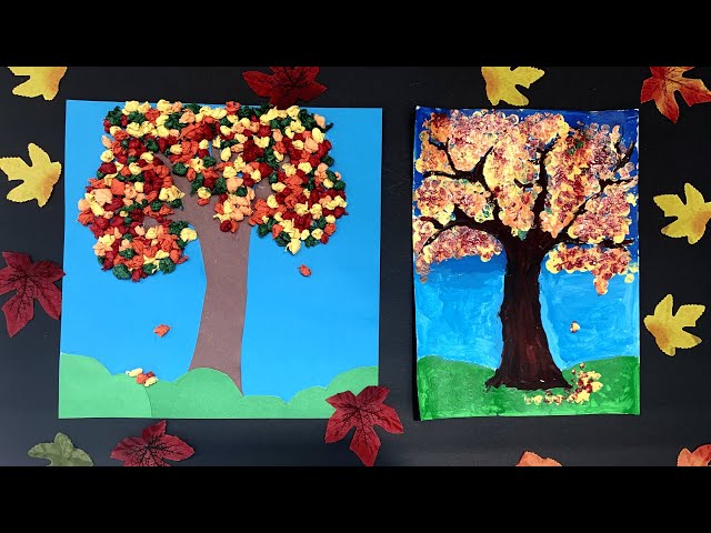 20 Fall Tree Arts & Crafts Ideas For Kids – The Pinterested Parent