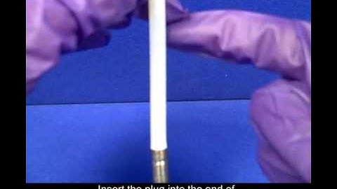 Building your own permeation tubes