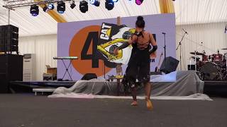 Dancing Painter Show. Caterpillar Eurasia. 45 years in Russia