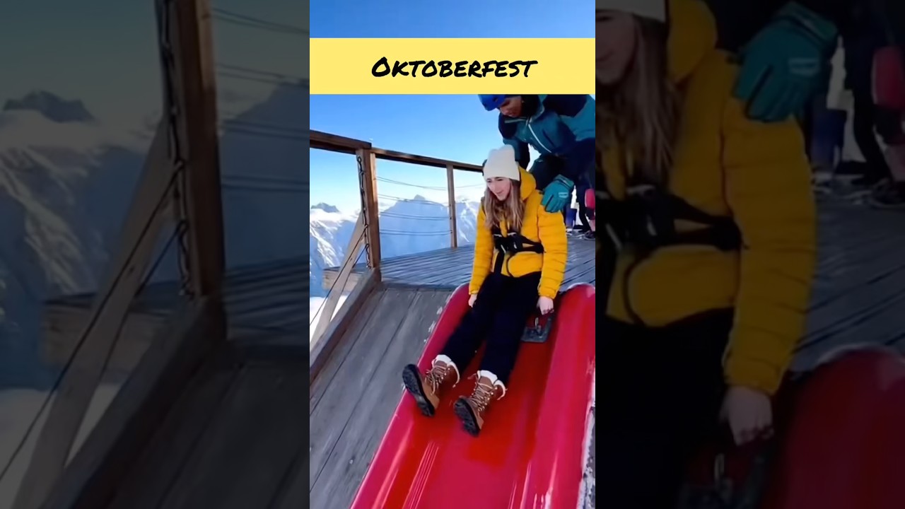 Самые крутые горные американские горки прямо на Октоберфесте 