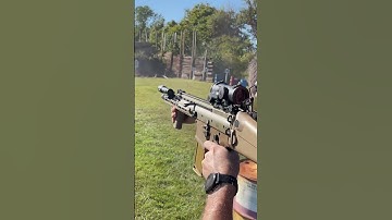 The FN Scar 17 is smooth. Is it worth the price!? (Yes that’s an ELCAN)