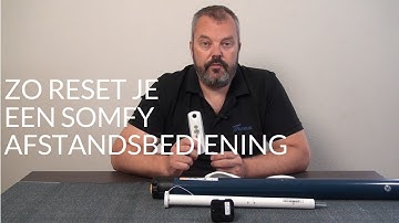 Zo reset je een Somfy afstandsbediening - RTS