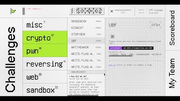 PWN / UBF - Read Writeup Google CTF 2023