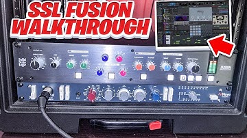 SSL FUSION PROTOOLS WALKTHROUGH !