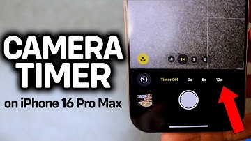 How To Set Camera Timer On Iphone 16/ Pro Max