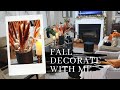 HOME STYLING/FALL DECORATE WITH ME & LIVINGROOM TOUR