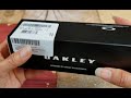 Asmr unboxing oakley lizard satinlead rx transistion glasses  legit check