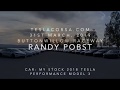 Randy Pobst driving my Tesla Model 3 on a hot lap at Buttonwillow!