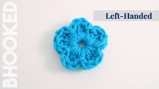 {LeftHanded} Easy Crochet Flower