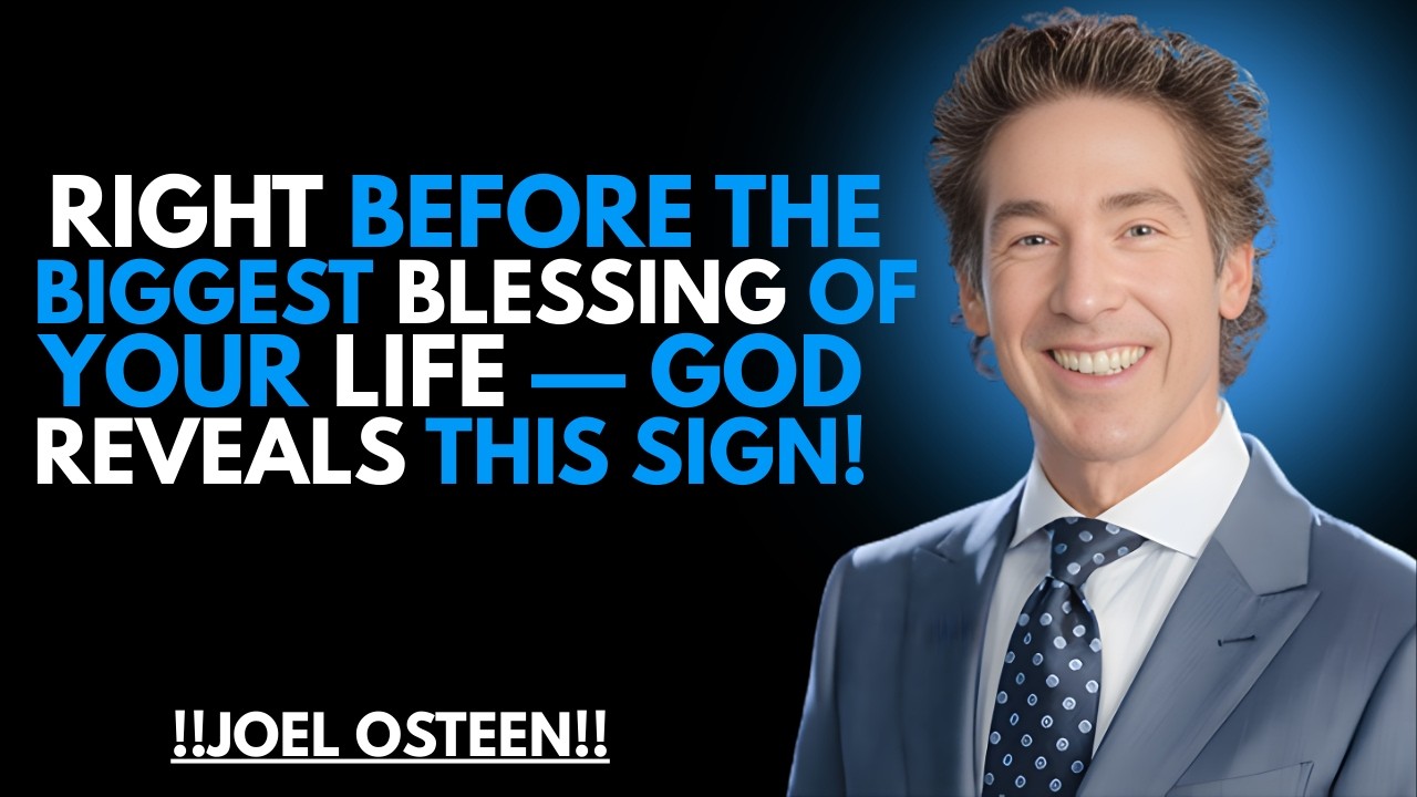 RIGHT BEFORE THE BIGGEST BLESSING OF YOUR LIFE — GOD REVEALS THIS SIGN!