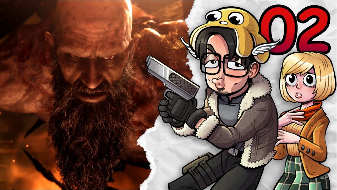 batalhando com um idoso  - Resident Evil 4 Remake - EP #02