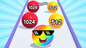 BALL RUN 2048 🎱✨- All Levels Gameplay Walkthrough Android, iOS 1 to 3