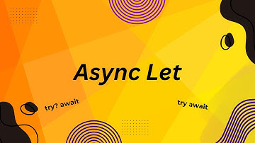 Async let in swift concurrency [Arabic]