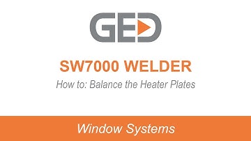 How-To: Balance the Heater Plates on GED