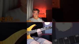 Doja Cat - Kiss Me More guitar cover by The Dooo on OMEGLE OMEGLE Music Covers