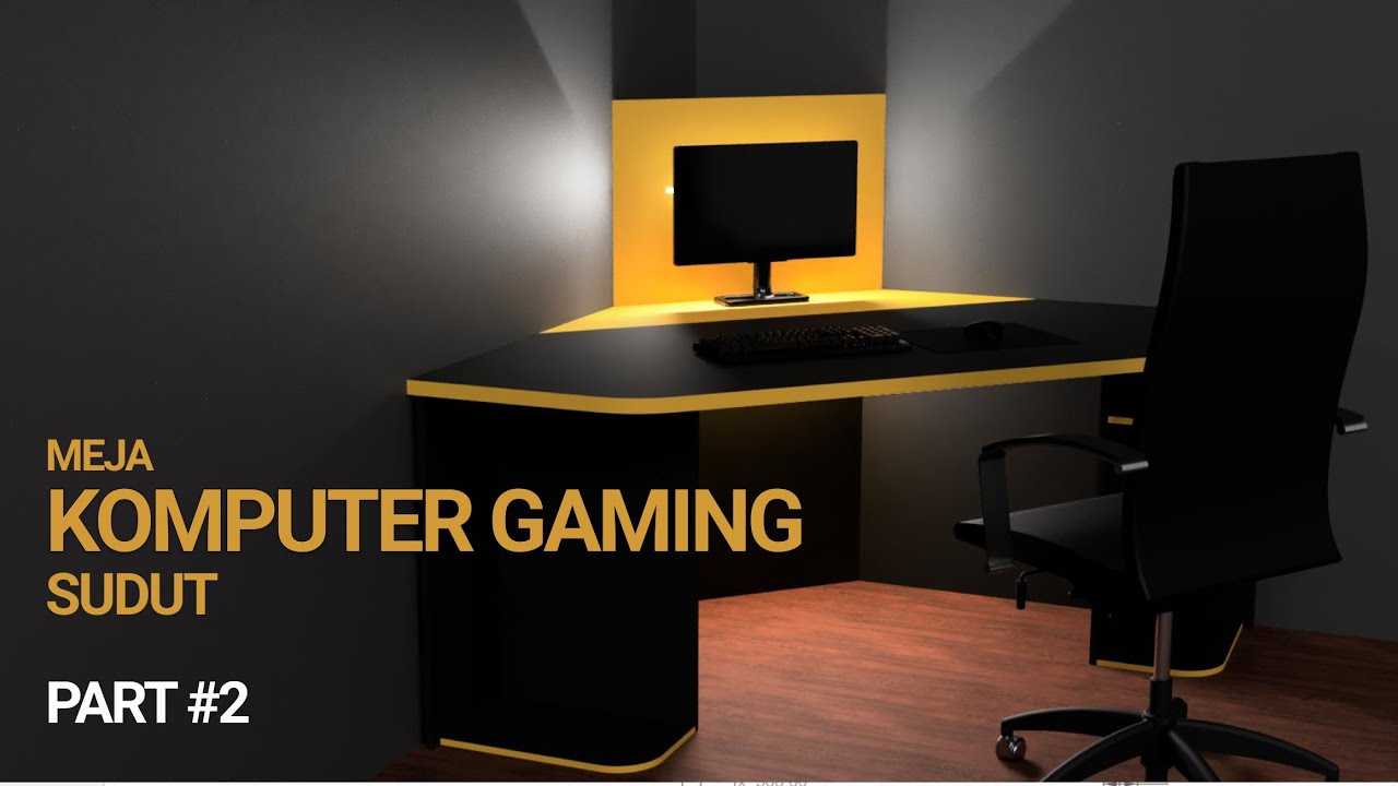Desain Meja  Komputer  Gaming Minimalis Design  Rumah 