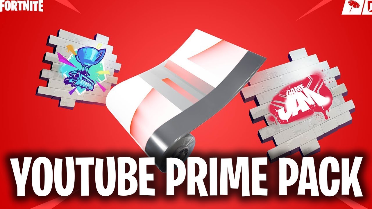 The New Fortnite Twitch Prime Pack Free Youtube Drops Fortnite Youtube