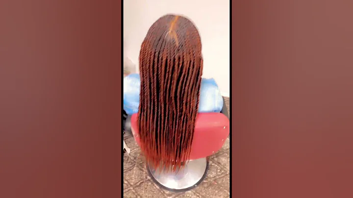Box braids with cornrows in the front