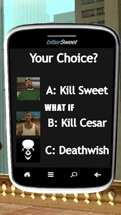 What If You Can Choose An Ending In GTA San Andreas? #gtamods #gta #gtasamodspc #gtasamod #gtasan
