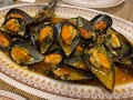 LOS MEJILLONES MÁS RICOS. Mejillones en salsa, receta MUY RÁPIDA y MUY SABROSA.