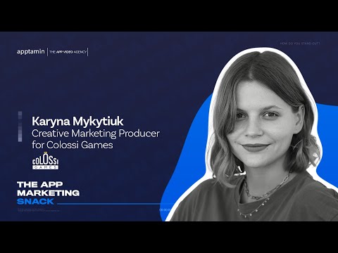 Creating visual assets for a mobile game with Karyna Mykytiuk, Colossi Games⎮App Marketing Snack #19